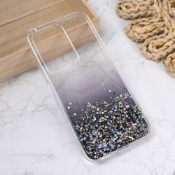Futrola za Huawei Honor 200 lite leđa silikon Glitter - crna