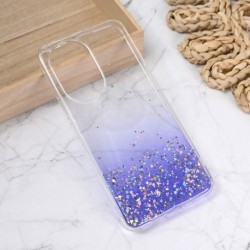 Futrola za Huawei Honor 200 leđa silikon Glitter - ljubičasta