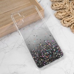 Futrola za Samsung Galaxy A06 leđa silikon Glitter - crna
