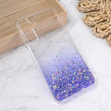 Futrola za Samsung Galaxy A16/5G leđa silikon Glitter - ljubičasta