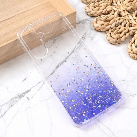 Futrola za Samsung Galaxy A36 leđa silikon Glitter - ljubičasta