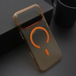 Futrola za iPhone 17 Pro Max leđa Amber clear MagSafe - narandžasta