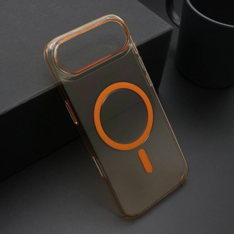 Futrola za iPhone Air leđa Amber clear MagSafe - narandžasta