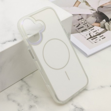Futrola za iPhone 17 leđa Amber ring MagSafe - bela