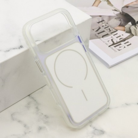 Futrola za iPhone 17 Pro leđa Amber ring MagSafe - bela