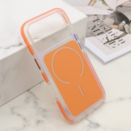 Futrola za iPhone 17 Pro leđa Amber ring MagSafe - narandžasta
