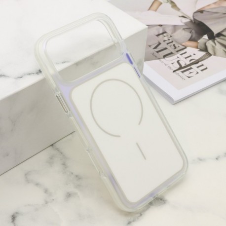 Futrola za iPhone 17 Pro Max leđa Amber ring MagSafe - bela