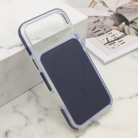 Futrola za iPhone 17 Pro Max leđa Amber ring MagSafe - plava