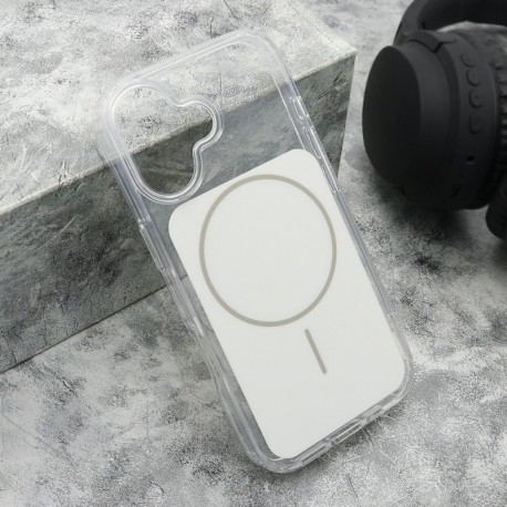 Futrola za iPhone 17 leđa Amber shine MagSafe - bela