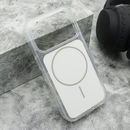 Futrola za iPhone 17 Pro leđa Amber shine MagSafe - bela