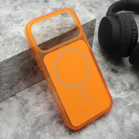 Futrola za iPhone 17 Pro Max leđa Amber shine MagSafe - narandžasta