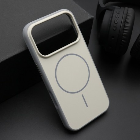 Futrola za iPhone 17 Pro leđa MagSafe chrome 2 - bela