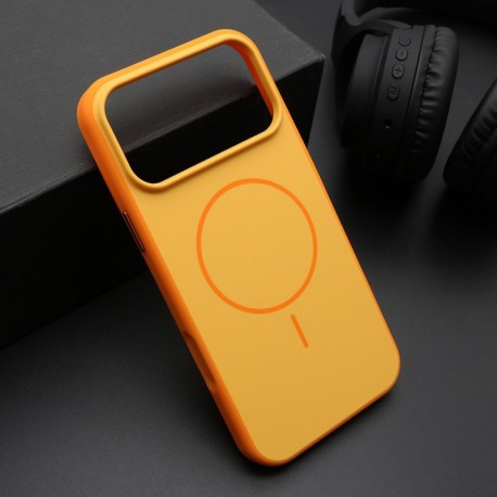 Futrola za iPhone 17 Pro Max leđa MagSafe chrome 2 - narandžasta
