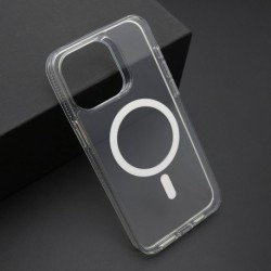 Futrola za iPhone 15 Pro Max leđa Color frame MagSafe - providna