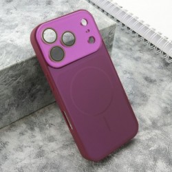 Futrola za iPhone 17 Pro leđa Color metal MagSafe II - roza