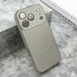 Futrola za iPhone 17 Pro leđa Color metal MagSafe II - srebrna