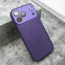 Futrola za iPhone 17 Pro Max leđa Color metal MagSafe II - ljubičasta
