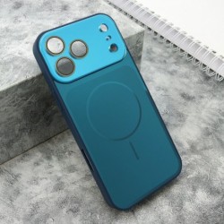 Futrola za iPhone 17 Pro Max leđa Color metal MagSafe II - plava