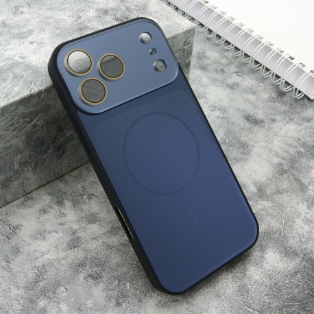 Futrola za iPhone 17 Pro Max leđa Color metal MagSafe II - teget