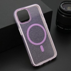 Futrola za iPhone 13 leđa Crystal MagSafe - ljubičasta