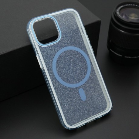 Futrola za iPhone 14 leđa Crystal MagSafe - plava