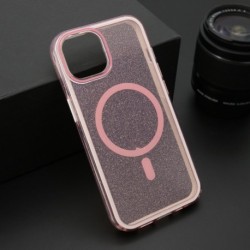 Futrola za iPhone 14 leđa Crystal MagSafe - roza