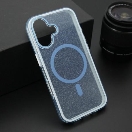 Futrola za iPhone 16 leđa Crystal MagSafe - plava