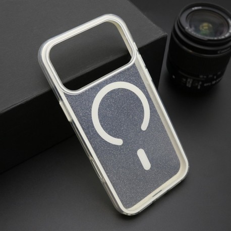 Futrola za iPhone 17 Pro Max leđa Crystal MagSafe - bela