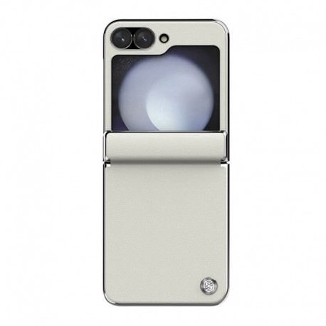 Futrola za Samsung Galaxy Z Flip 6/Flip6 leđa Nillkin Cam shield leather - bela