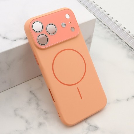 Futrola za iPhone 17 Pro Max leđa Pastel dreams MagSafe - narandžasta