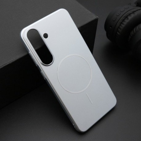 Futrola za Samsung Galaxy S25 FE leđa Pure matte MagSafe - srebrna
