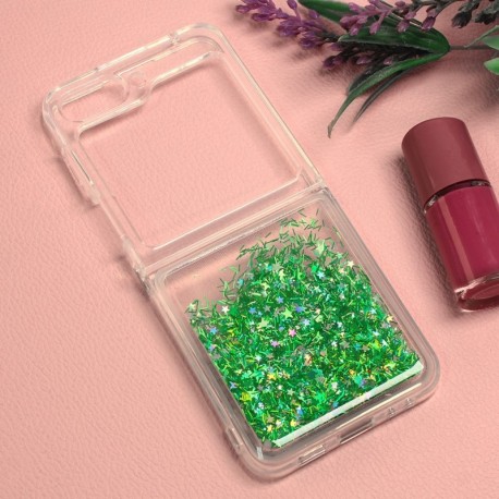 Futrola za Samsung Galaxy Z Flip 5/Flip5 leđa Glittering - zelena