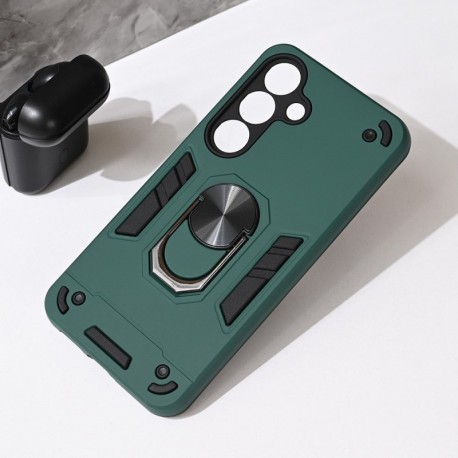Futrola za Samsung Galaxy S25 leđa Hard ring - tamno zelena