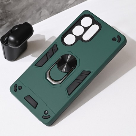 Futrola za Samsung Galaxy S25 Ultra leđa Hard ring - tamno zelena