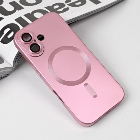 Futrola za iPhone 17 leđa MagSafe chrome - roza