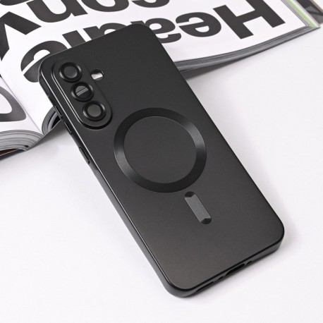 Futrola za Samsung Galaxy A56 leđa MagSafe chrome - crna