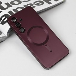 Futrola za Samsung Galaxy S25 FE leđa MagSafe chrome - bordo