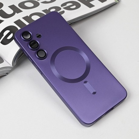 Futrola za Samsung Galaxy S25 FE leđa MagSafe chrome - ljubičasta