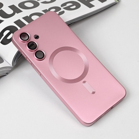Futrola za Samsung Galaxy S25 FE leđa MagSafe chrome - roza