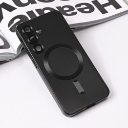 Futrola za Samsung Galaxy S25 leđa MagSafe chrome - crna