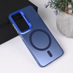 Futrola za Samsung Galaxy S25 leđa MagSafe clear 2 - plava