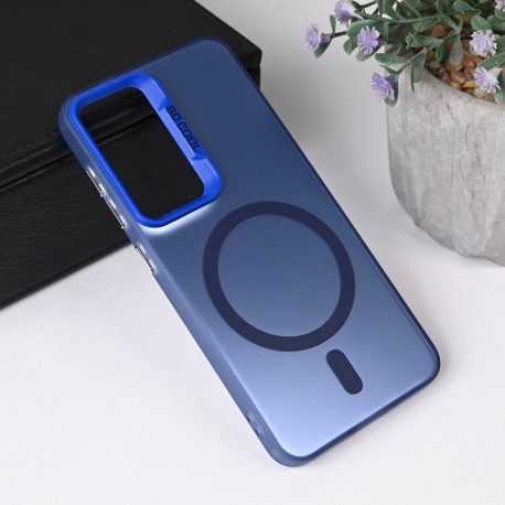 Futrola za Samsung Galaxy S25 leđa MagSafe clear 2 - plava