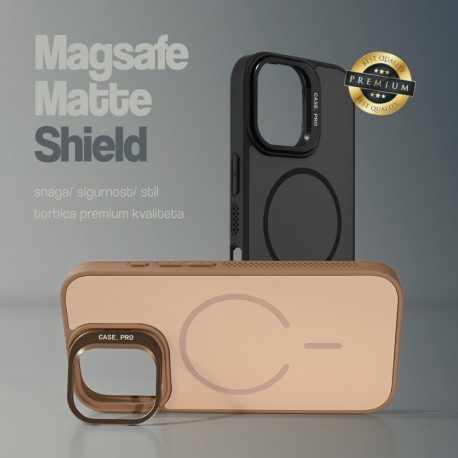 Futrola za iPhone 17 leđa MagSafe matte shield - siva