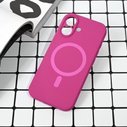 Futrola za iPhone 17 leđa MagSafe Pure color - tamno pink