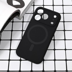 Futrola za iPhone 17 Pro leđa MagSafe Pure color - crna