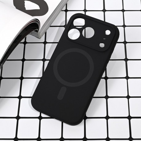 Futrola za iPhone 17 Pro leđa MagSafe Pure color - crna