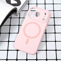 Futrola za iPhone 17 Pro leđa MagSafe Pure color - roza