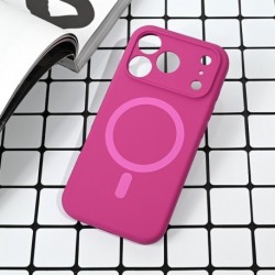 Futrola za iPhone 17 Pro leđa MagSafe Pure color - tamno pink