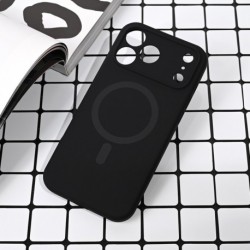 Futrola za iPhone 17 Pro Max leđa MagSafe Pure color - crna