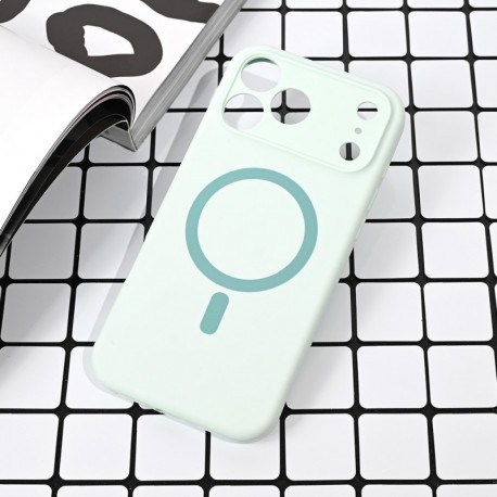 Futrola za iPhone 17 Pro Max leđa MagSafe Pure color - tirkizna